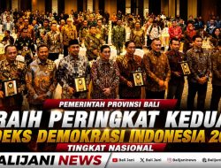 Pemerintah Provinsi Bali Raih Peringkat Kedua Indeks Demokrasi Indonesia 2025 Tingkat Nasional