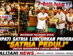 Wujudkan Toleransi Nyata, Bupati Satria Luncurkan Program “Satria Peduli” untuk Rohaniwan Lintas Agama