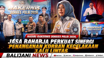 Hadiri Rakernis Dokkes Polri 2026, Jasa Raharja Perkuat Sinergi Penanganan Korban Kecelakaan Lalu Lintas