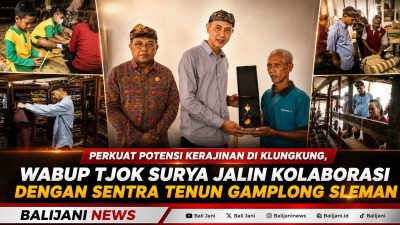 Perkuat Potensi Kerajinan di Klungkung, Wabup Tjok Surya Jalin Kolaborasi dengan Sentra Tenun Gamplong Sleman