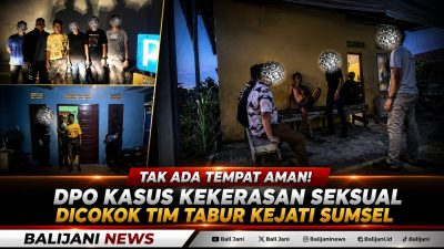 Tak Ada Tempat Aman! DPO Kasus Kekerasan Seksual Dicokok Tim Tabur Kejati Sumsel
