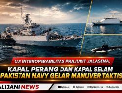 Uji Interoperabilitas Prajurit Jalasena, Kapal Perang dan Kapal Selam Pakistan Navy Gelar Manuver Taktis
