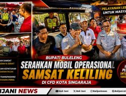 Bupati Buleleng Serahkan Mobil Operasional Samsat Keliling di CFD Kota Singaraja