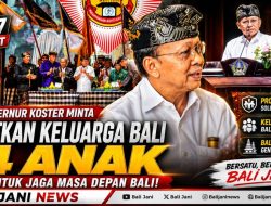 HUT ke-57 PGSDT, Gubernur Koster Minta Kuatkan Keluarga Bali 4 Anak untuk Jaga Masa Depan Bali
