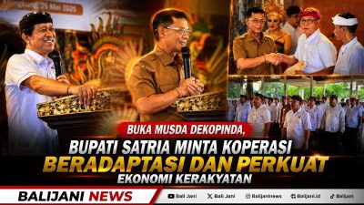 Buka Musda Dekopinda, Bupati Satria Minta Koperasi Beradaptasi dan Perkuat Ekonomi Kerakyatan