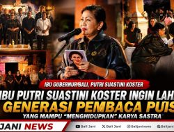 Ibu Putri Suastini Koster Ingin Lahir Generasi Pembaca Puisi yang Mampu “Menghidupkan” Karya Sastra