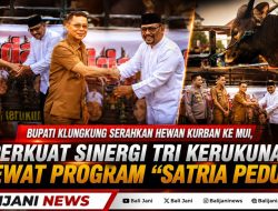 Bupati Klungkung Serahkan Hewan Kurban ke MUI, Perkuat Sinergi Tri Kerukunan Lewat Program “Satria Peduli”