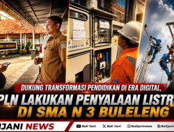 Dukung Transformasi Pendidikan di Era Digital, PLN Lakukan Penyalaan Listrik di SMA N 3 Buleleng