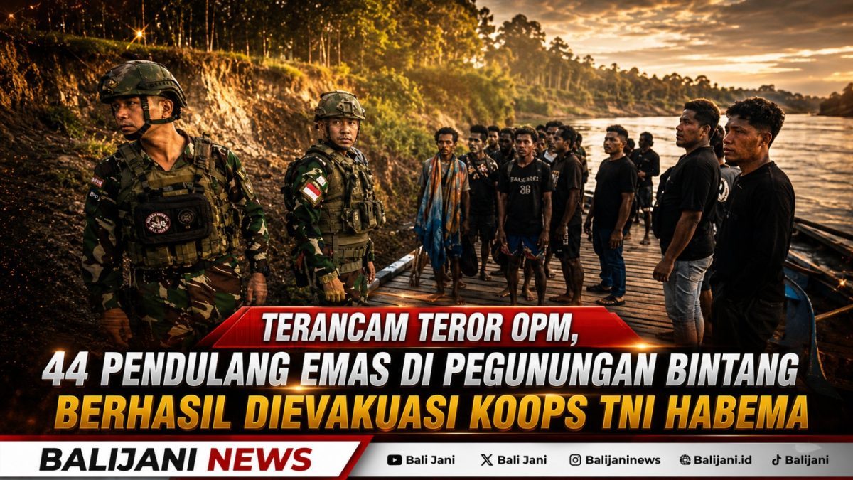 Terancam Teror OPM, 44 Pendulang Emas di Pegunungan Bintang Berhasil Dievakuasi Koops TNI Habema