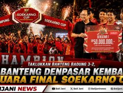 Taklukkan Banteng Badung 3-2, Banteng Denpasar Kembali Juara Final Soekarno Cup