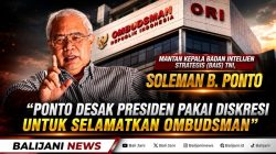 "Ponto Desak Presiden Pakai Diskresi untuk Selamatkan Ombudsman"