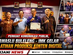 Perkuat Komunikasi Publik, Bawaslu Buleleng – IMK Gelar Pelatihan Produksi Konten Digital