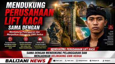 Mendukung Perusahaan Lift Kaca Sama Dengan Mendukung Pelanggaran dan Menjadikan Kelingking GWK Kedua