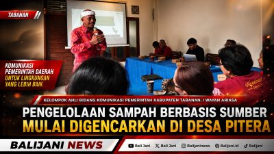 Pengelolaan Sampah Berbasis Sumber Mulai Digencarkan di Desa Pitera