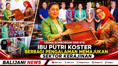 Terima Rombongan dari NTB, Ibu Putri Koster Berbagi Pengalaman Memajukan Sektor Kerajinan
