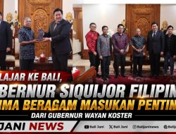 Belajar ke Bali, Gubernur Siquijor Filipina Terima Beragam Masukan Penting dari Gubernur Wayan Koster