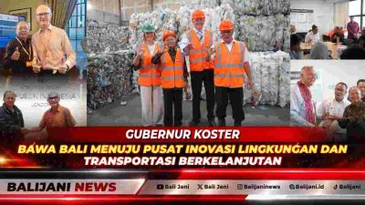 Gubernur Bali Wayan Koster bersama Menteri Lingkungan Hidup RI Mohammad Jumhur Hidayat saat meninjau langsung teknologi pemilahan dan pengelolaan sampah modern di fasilitas BIFFA London