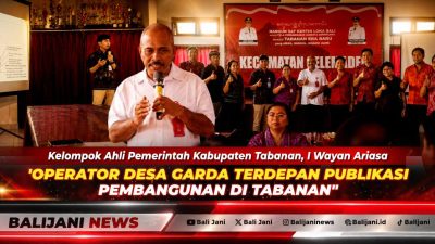 'Operator Desa Garda Terdepan Publikasi Pembangunan di Tabanan"