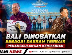 Bali Dinobatkan sebagai Daerah Terbaik Penanggulangan Kemiskinan