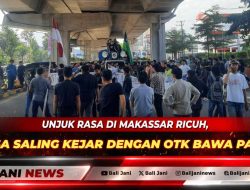 Unjuk Rasa di Makassar Ricuh, Massa Saling Kejar dengan OTK Bawa Parang