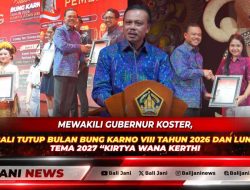 Mewakili Gubernur Koster, Sekda Bali Tutup Bulan Bung Karno VIII Tahun 2026 dan Luncurkan Tema 2027 “Kirtya Wana Kerthi”