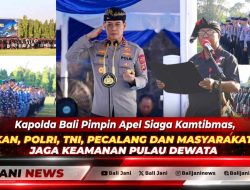 Kapolda Bali Pimpin Apel Siaga Kamtibmas, Satukan, Polri, TNI, Pecalang dan Masyarakat Bali Jaga Keamanan Pulau Dewata