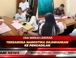 Usai Berkas Lengkap, Tersangka Narkotika Dilimpahkan ke Pengadilan