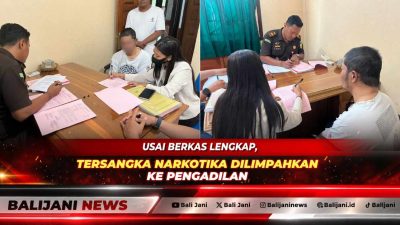 Usai Berkas Lengkap, Tersangka Narkotika Dilimpahkan ke Pengadilan