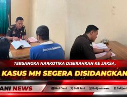 Tersangka Narkotika Diserahkan ke Jaksa, Kasus MH Segera Disidangkan