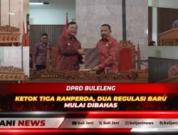 DPRD Buleleng Ketok Tiga Ranperda, Dua Regulasi Baru Mulai Dibahas