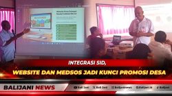 Kelompok Ahli Komunikasi Tabanan I Wayan Ariasa saat memberikan pemaparan materi workshop integrasi platform digital kepada para operator SID desa se-Kecamatan Pupuan