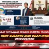 Saat Pengawas Negara Diawasi Hukum, Kasus Hery Susanto Jadi Ujian Integritas Ombudsman