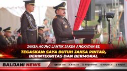 Jaksa Agung Lantik Jaksa Angkatan 83, Tegaskan: Saya Butuh Jaksa Pintar, Berintegritas dan Bermoral