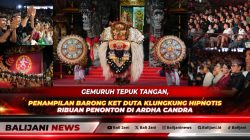Gemuruh Tepuk Tangan, Penampilan Barong Ket Duta Klungkung Hipnotis Ribuan Penonton di Ardha Candra
