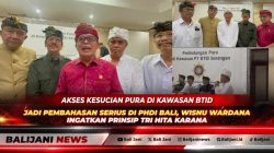 Akses Kesucian Pura di Kawasan BTID Jadi Pembahasan Serius di PHDI Bali, Wisnu Wardana Ingatkan Prinsip Tri Hita Karana