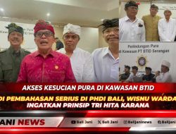 Akses Kesucian Pura di Kawasan BTID Jadi Pembahasan Serius di PHDI Bali, Wisnu Wardana Ingatkan Prinsip Tri Hita Karana
