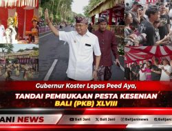 Gubernur Koster Lepas Peed Aya, Tandai Pembukaan Pesta Kesenian Bali (PKB) XLVIII