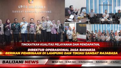 Tingkatkan Kualitas Pelayanan dan Pendapatan, Direktur Operasional Jasa Raharja Berikan Pembinaan di Lampung dan Tinjau Samsat Rajabasa
