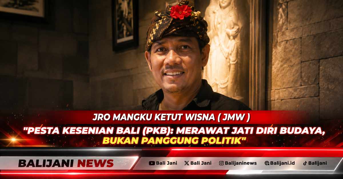 Ragam hias ogoh-ogoh dan barisan penari peed aya yang memancarkan taksu seni dalam pembukaan Pesta Kesenian Bali.