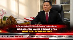 Praktisi Hukum dan Akademisi Dr. Suriyanto, Pd., SH., MH., M.Kn saat memaparkan analisis ketimpangan hukum fiskal nasional.