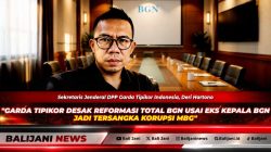Garda Tipikor Desak Reformasi Total BGN Usai Eks Kepala BGN Jadi Tersangka Korupsi MBG