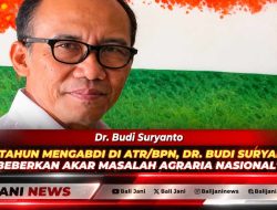 45 Tahun Mengabdi di ATR/BPN, Dr. Budi Suryanto Beberkan Akar Masalah Agraria Nasional