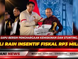 Sapu Bersih Penghargaan Kemiskinan dan Stunting, Bali Raih Insentif Fiskal Rp3 Miliar