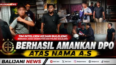 Tim Intelijen Kejari Buleleng Bersama Jaksa Eksekutor dan Polres Buleleng Berhasil Amankan DPO Atas Nama A.S