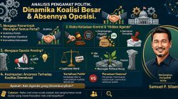 Suasana ruang sidang DPR RI yang mencerminkan pentingnya fungsi legislasi, checks and balances, serta kehadiran penyeimbang atau oposisi dalam sistem demokrasi