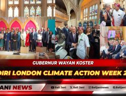 Gubernur Wayan Koster Hadiri London Climate Action Week 2026