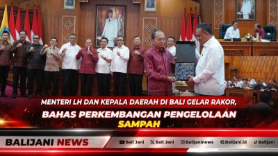 Menteri LH dan Kepala Daerah di Bali Gelar Rakor, Bahas Perkembangan Pengelolaan Sampah