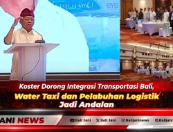 Koster Dorong Integrasi Transportasi Bali, Water Taxi dan Pelabuhan Logistik Jadi Andalan
