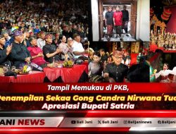 Tampil Memukau di PKB, Penampilan Sekaa Gong Candra Nirwana Tuai Apresiasi Bupati Satria