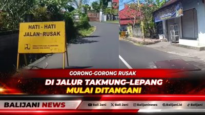 "Gorong-Gorong Rusak di Jalur Takmung–Lepang Mulai Ditangani"
